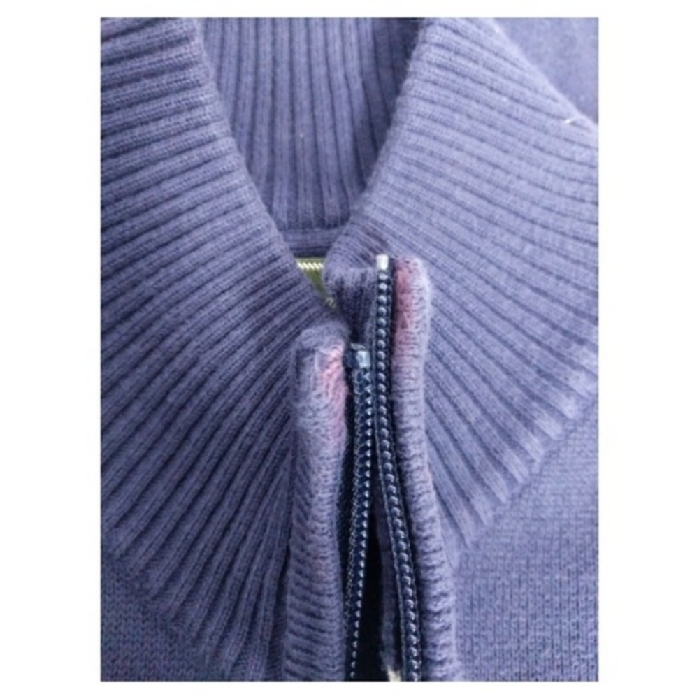 🌻🍃Eddie Bauer XL Full Zip Navy Cotton Cardigan Sweater (Bundle Sale)🌻 - Picture 9 of 15